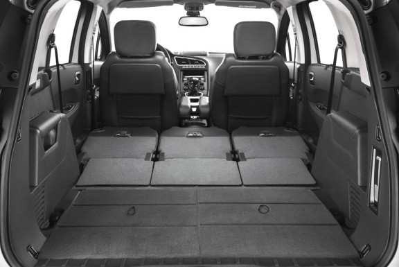 intérieur nouveau peugeot 5008, banquette 3ème rangée extractible