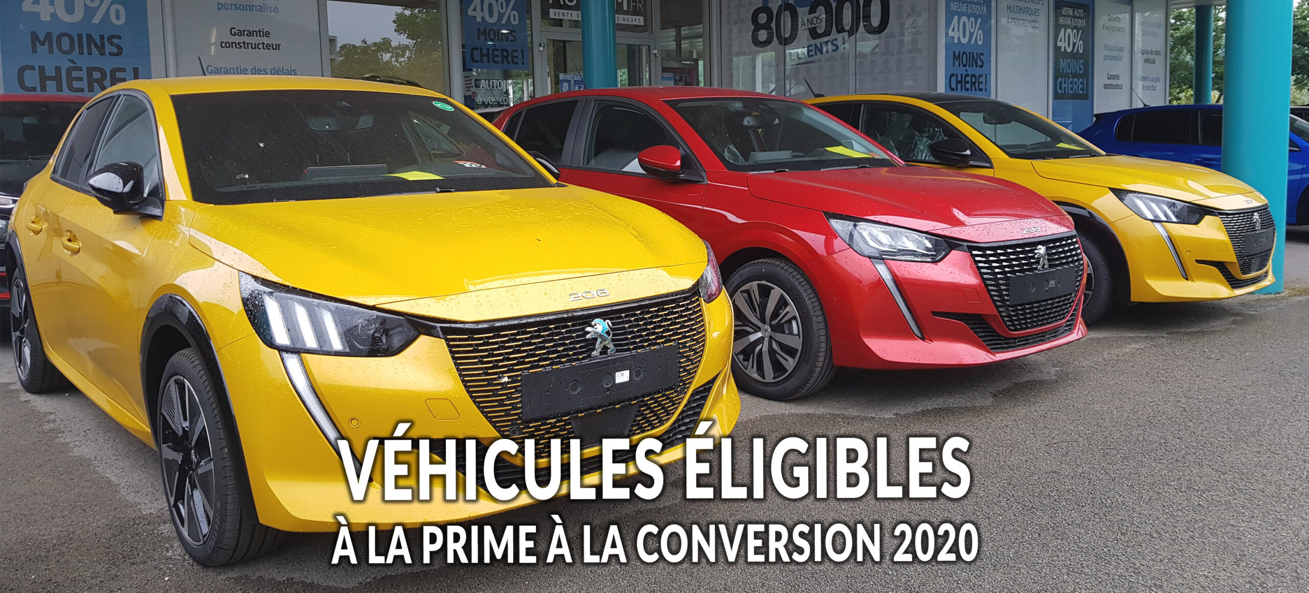 Trouver un véhicule soumis à la prime à la conversion 2020