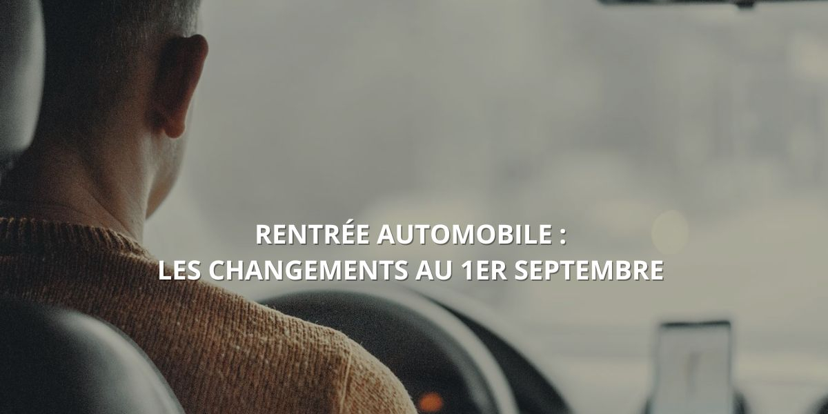 Changements automobiles